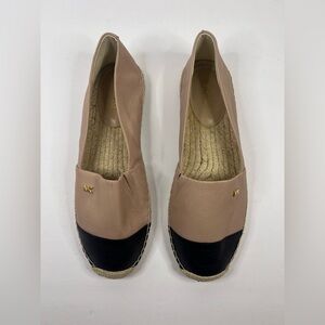 NWOT Michael Kors Kendrick Leather Slip-On Espadrille Women’s Size 10M
